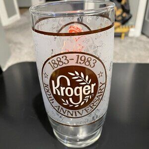 Vintage - 1883 - 1983 - 100th Anniversary - Kroger- Pepsi Cola Glass - # 4 - 8
